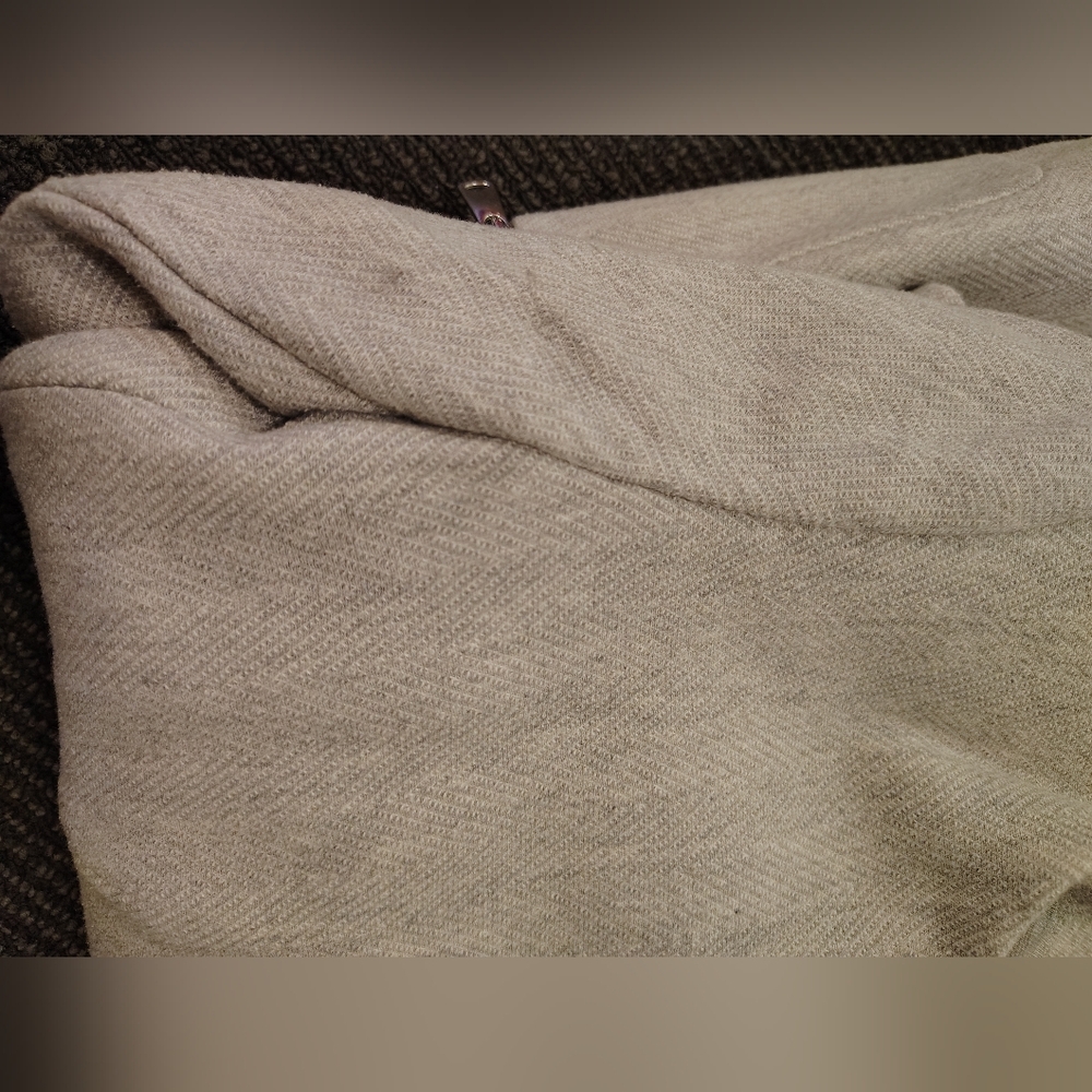 Zara Taupe Zip-Front Longline Coat - Picture 5 of 5